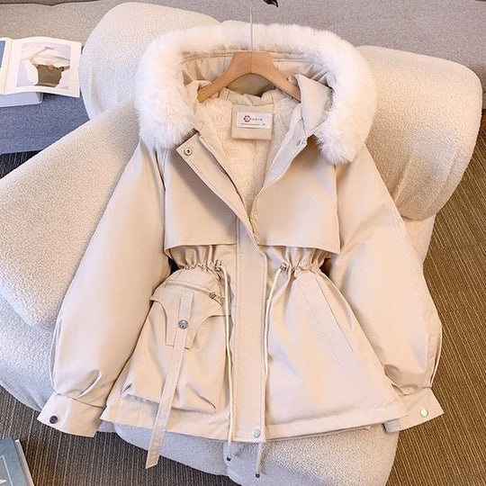 Amaya - Sherpa Lined Fur Coat