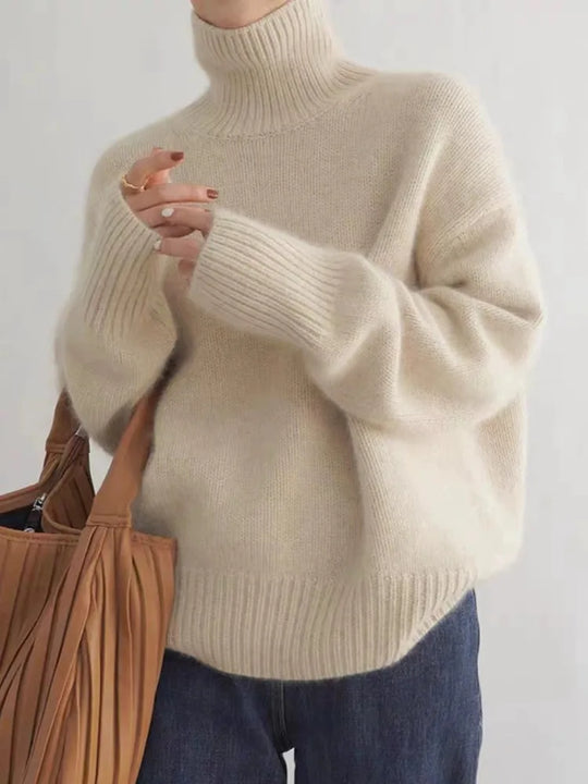 LOUISE™ | Cashmere Turtleneck Sweater