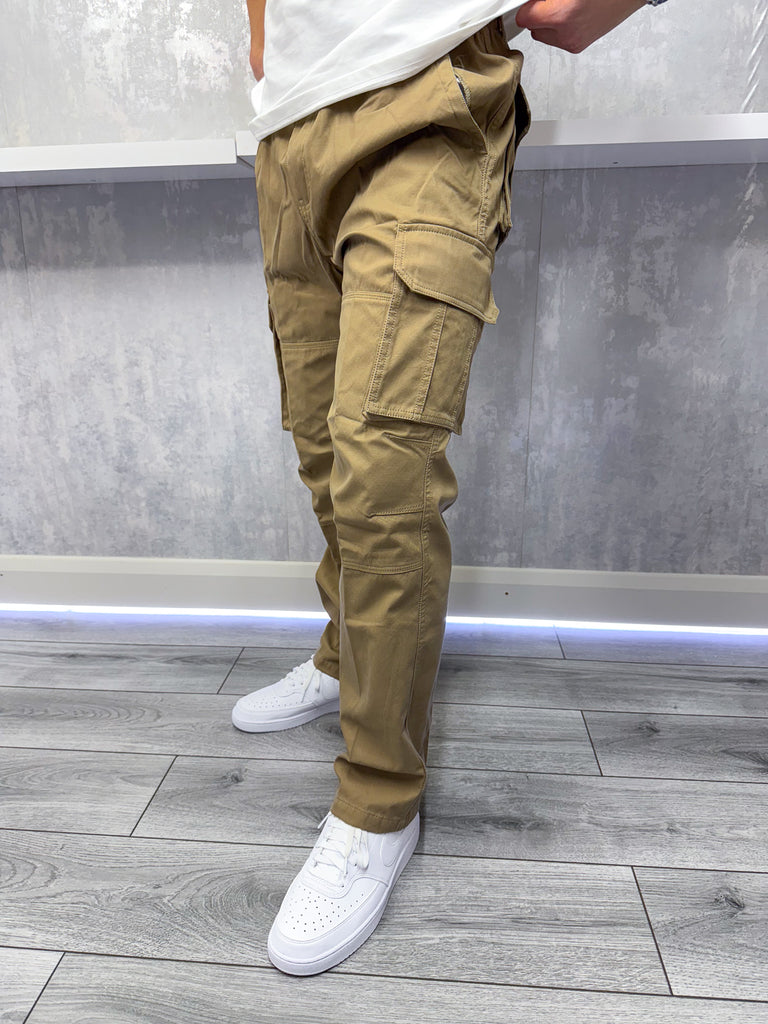 Pantalon cargo - Beige