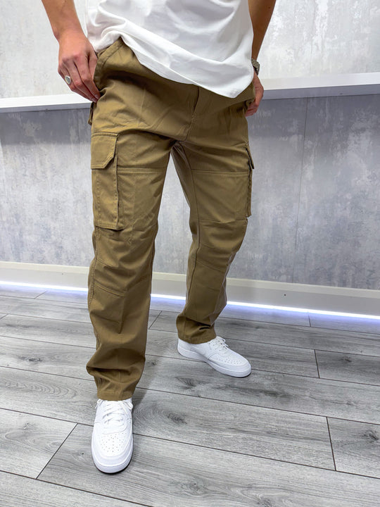 Pantalon cargo - Beige