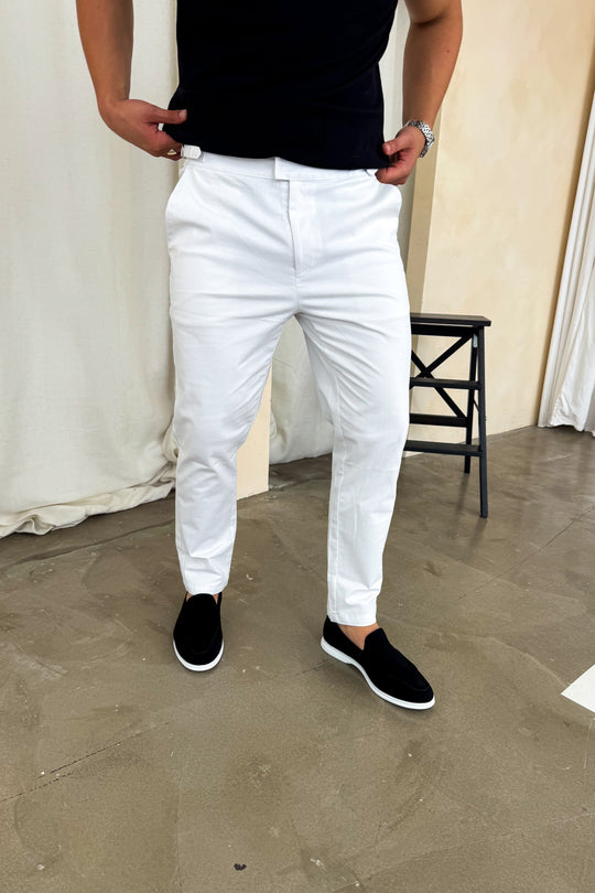 Bellagio chinos - White