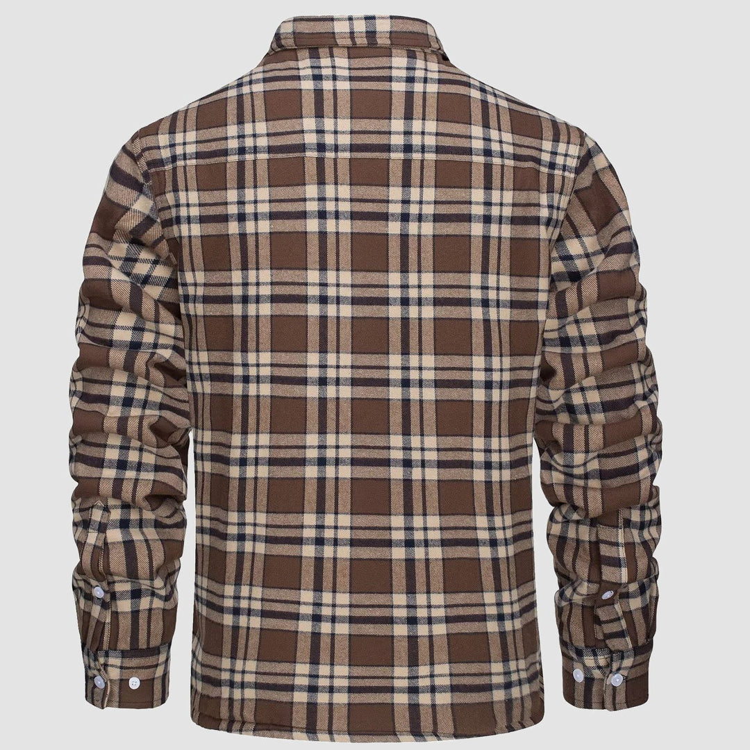 Alexandar™ | Sherpa Lined Flannel Overshirt