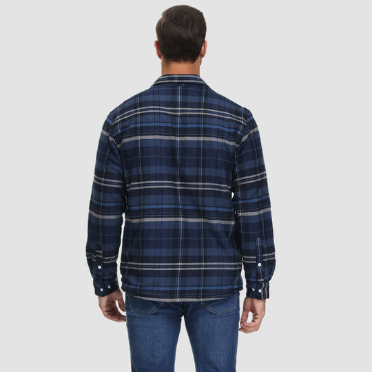 Alexandar™ | Sherpa Lined Flannel Overshirt