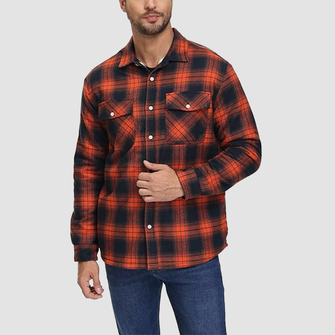 Alexandar™ | Sherpa Lined Flannel Overshirt