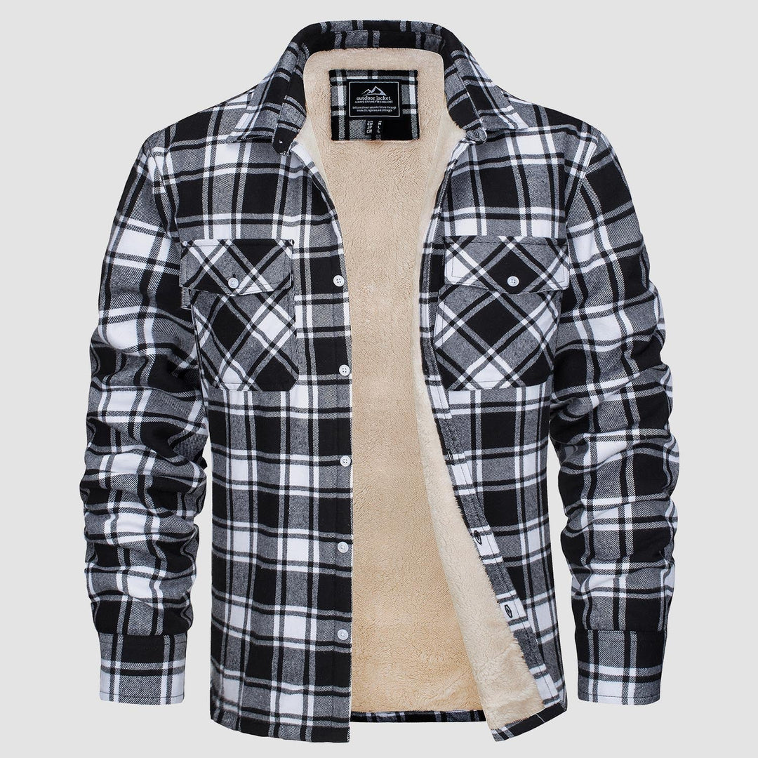 Alexandar™ | Sherpa Lined Flannel Overshirt