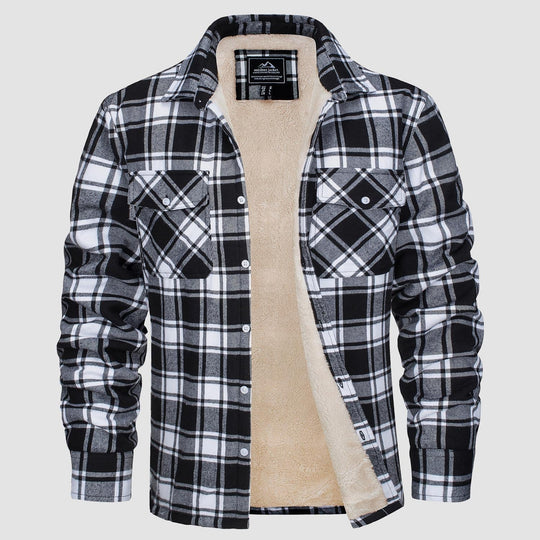 Alexandar™ | Sherpa Lined Flannel Overshirt