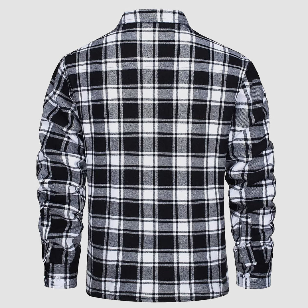 Alexandar™ | Sherpa Lined Flannel Overshirt