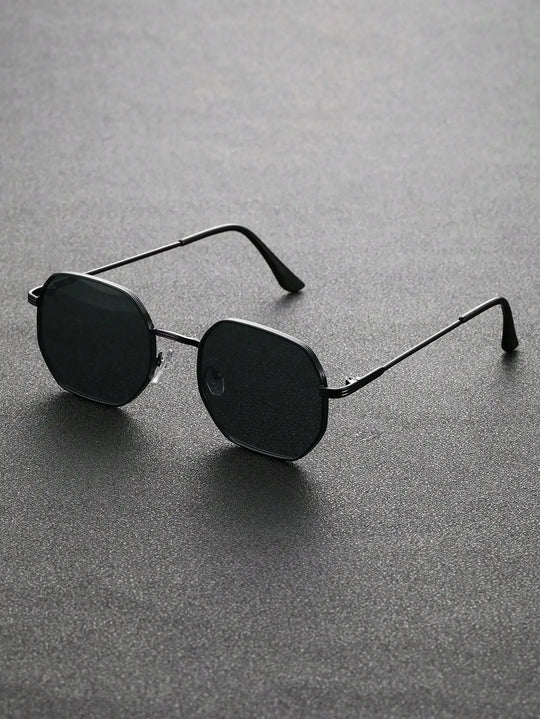 Lunettes de soleil pour hommes avec monture en acier