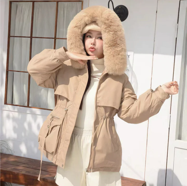 Amaya - Sherpa Lined Fur Coat