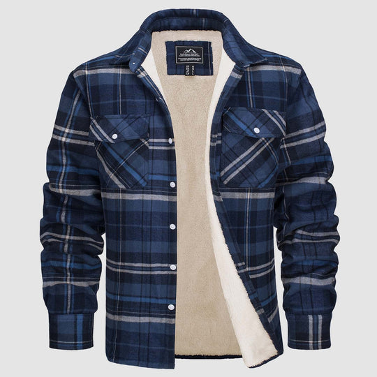 Alexandar™ | Sherpa Lined Flannel Overshirt